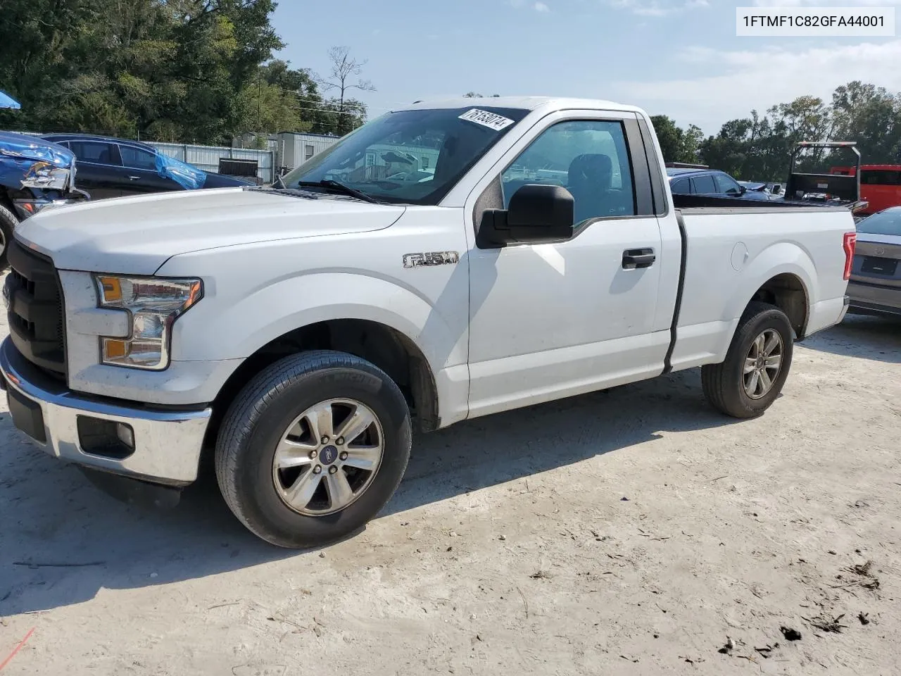 2016 Ford F150 VIN: 1FTMF1C82GFA44001 Lot: 76153074