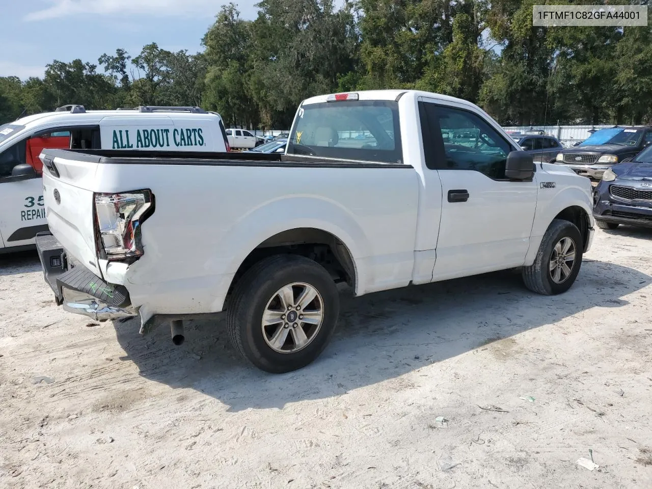 2016 Ford F150 VIN: 1FTMF1C82GFA44001 Lot: 76153074