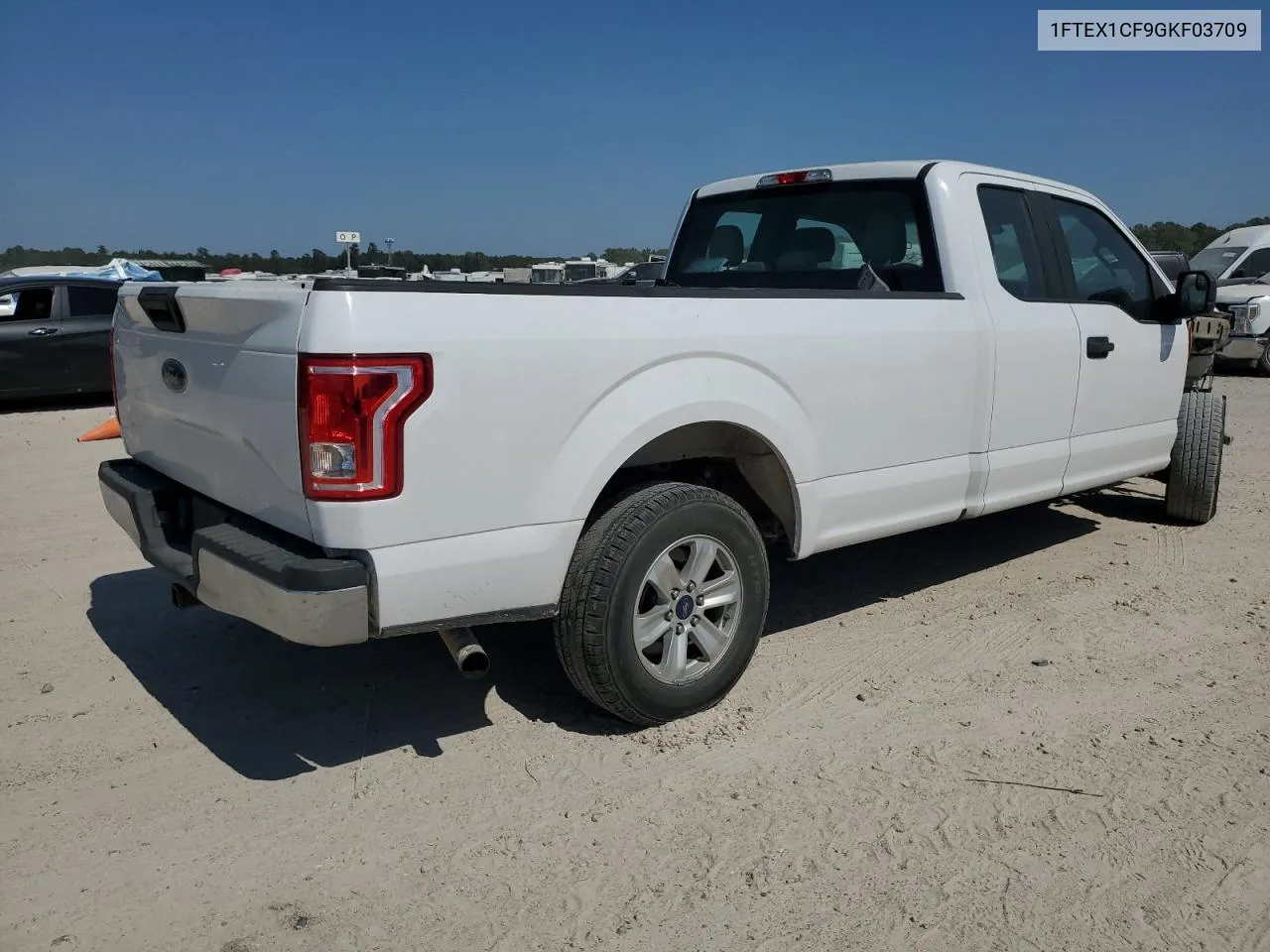 2016 Ford F150 Super Cab VIN: 1FTEX1CF9GKF03709 Lot: 76258974