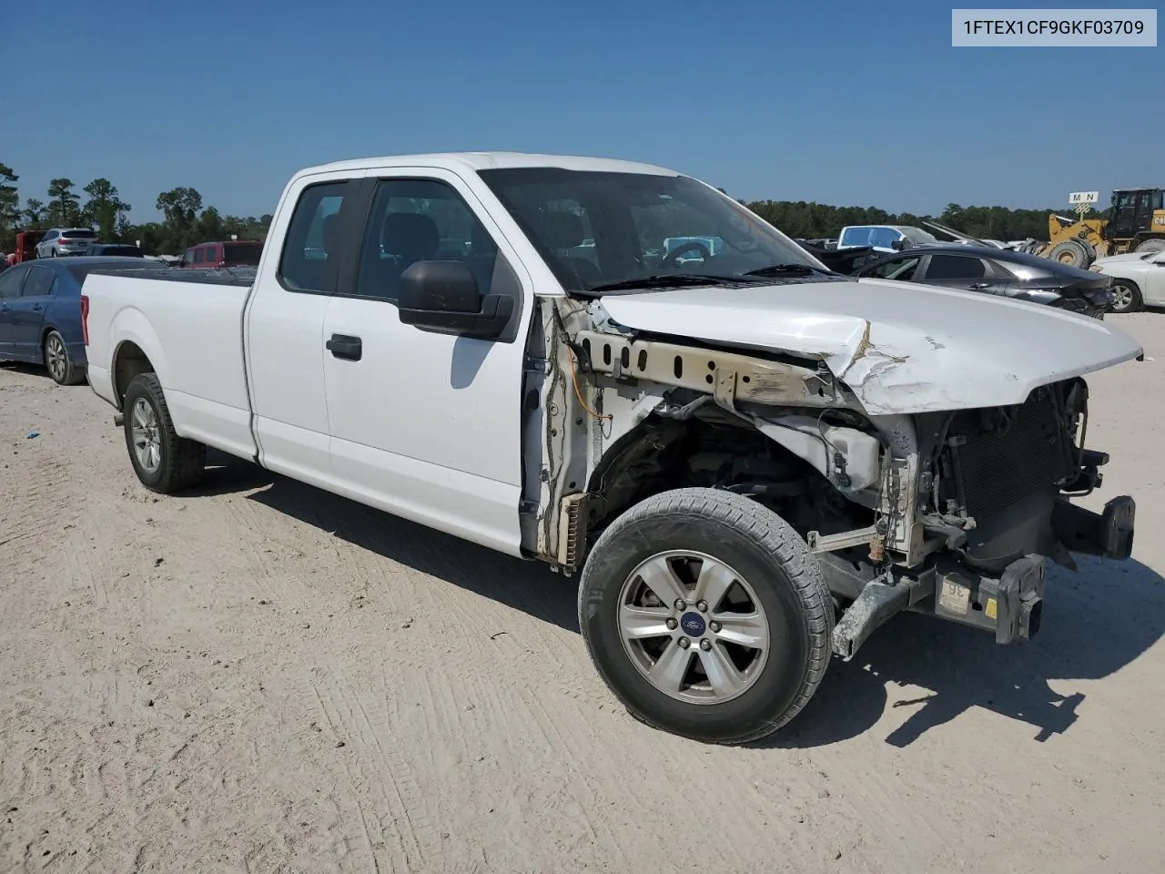 2016 Ford F150 Super Cab VIN: 1FTEX1CF9GKF03709 Lot: 76258974