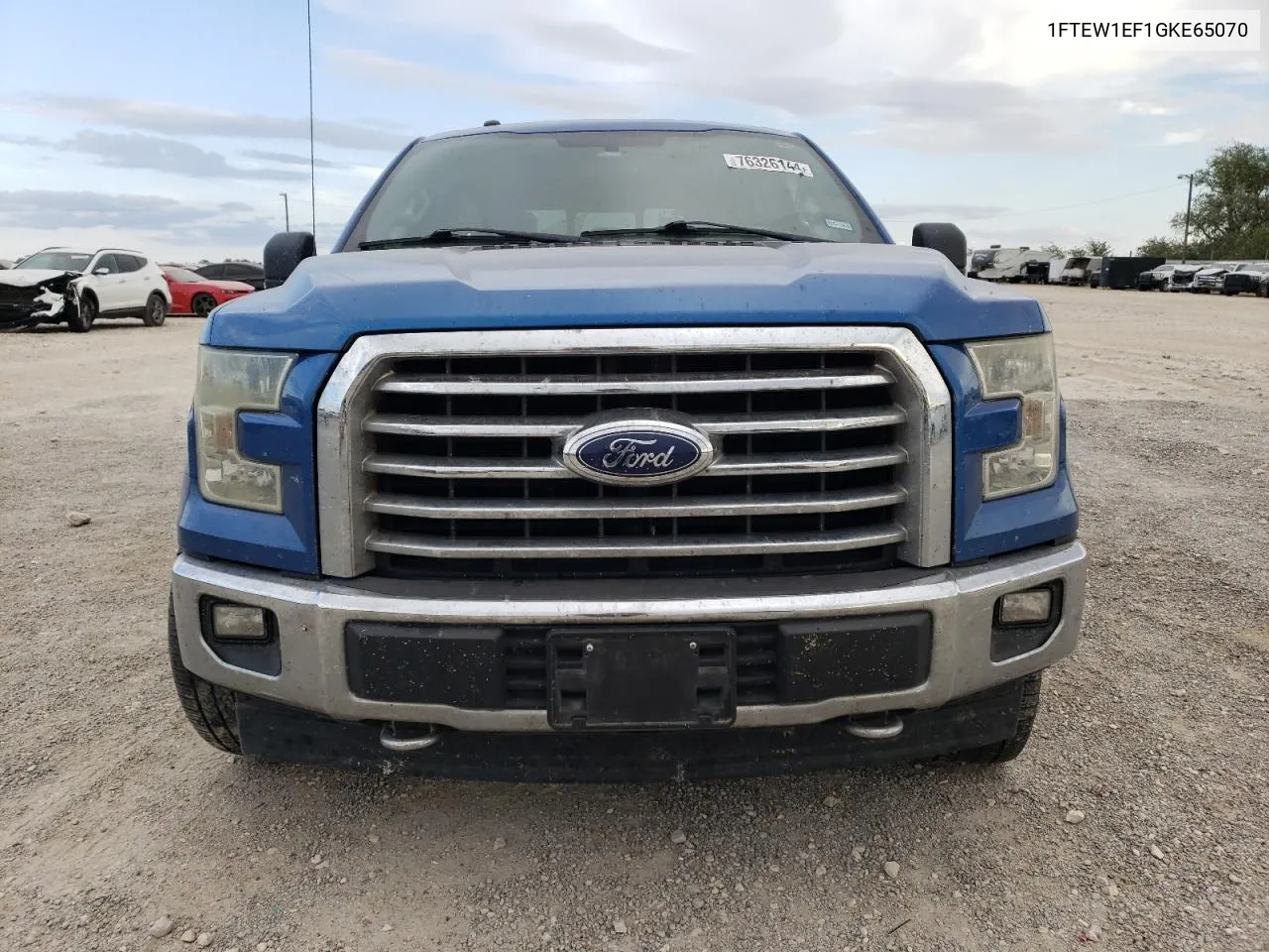 2016 Ford F150 Supercrew VIN: 1FTEW1EF1GKE65070 Lot: 76326144