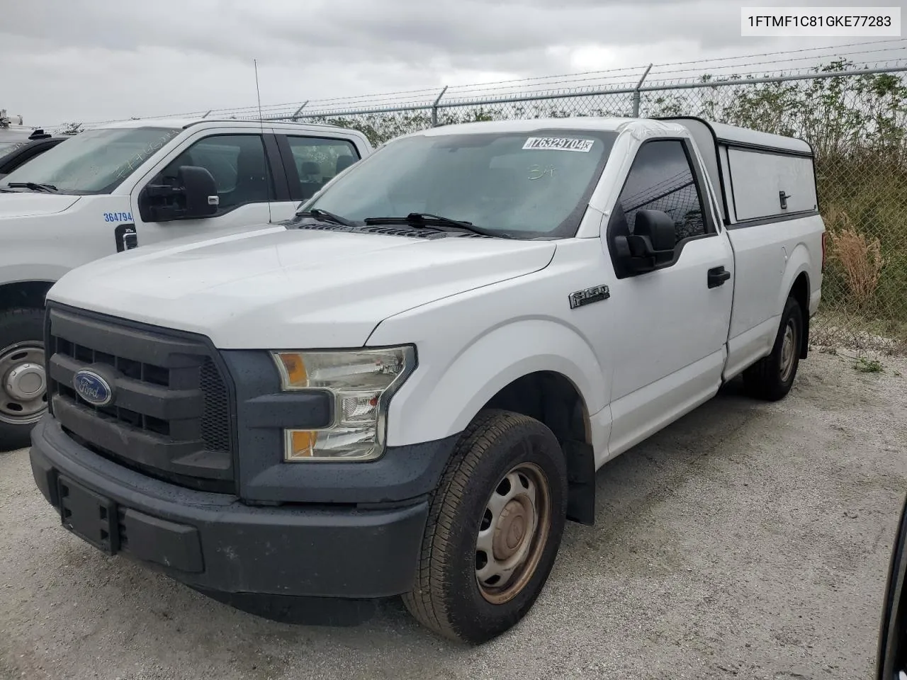 2016 Ford F150 VIN: 1FTMF1C81GKE77283 Lot: 76329704