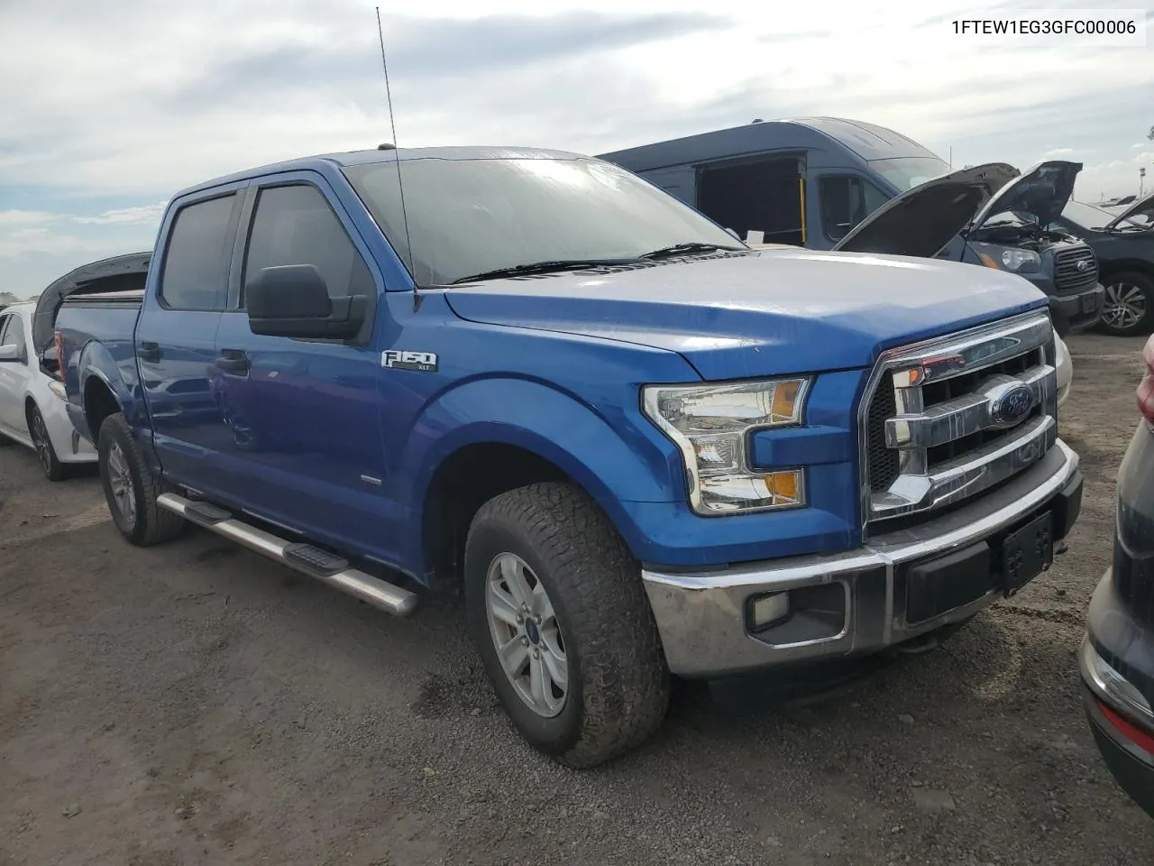 2016 Ford F150 Supercrew VIN: 1FTEW1EG3GFC00006 Lot: 76333014