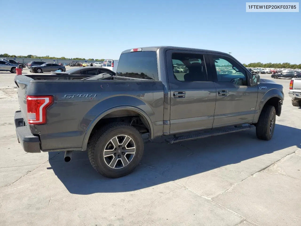 2016 Ford F150 Supercrew VIN: 1FTEW1EP2GKF03785 Lot: 76334484