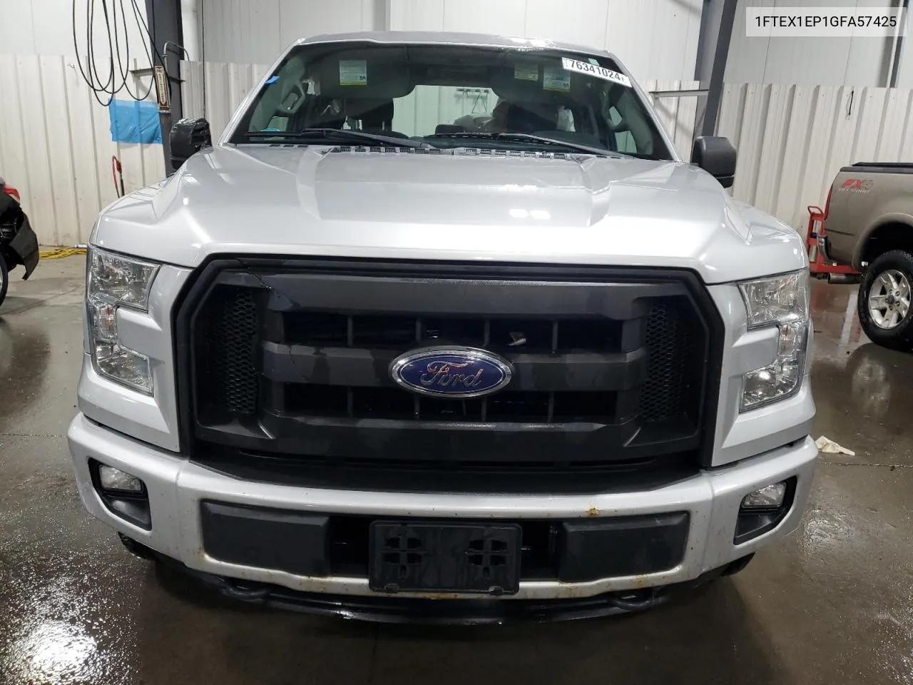 2016 Ford F150 Super Cab VIN: 1FTEX1EP1GFA57425 Lot: 76341024