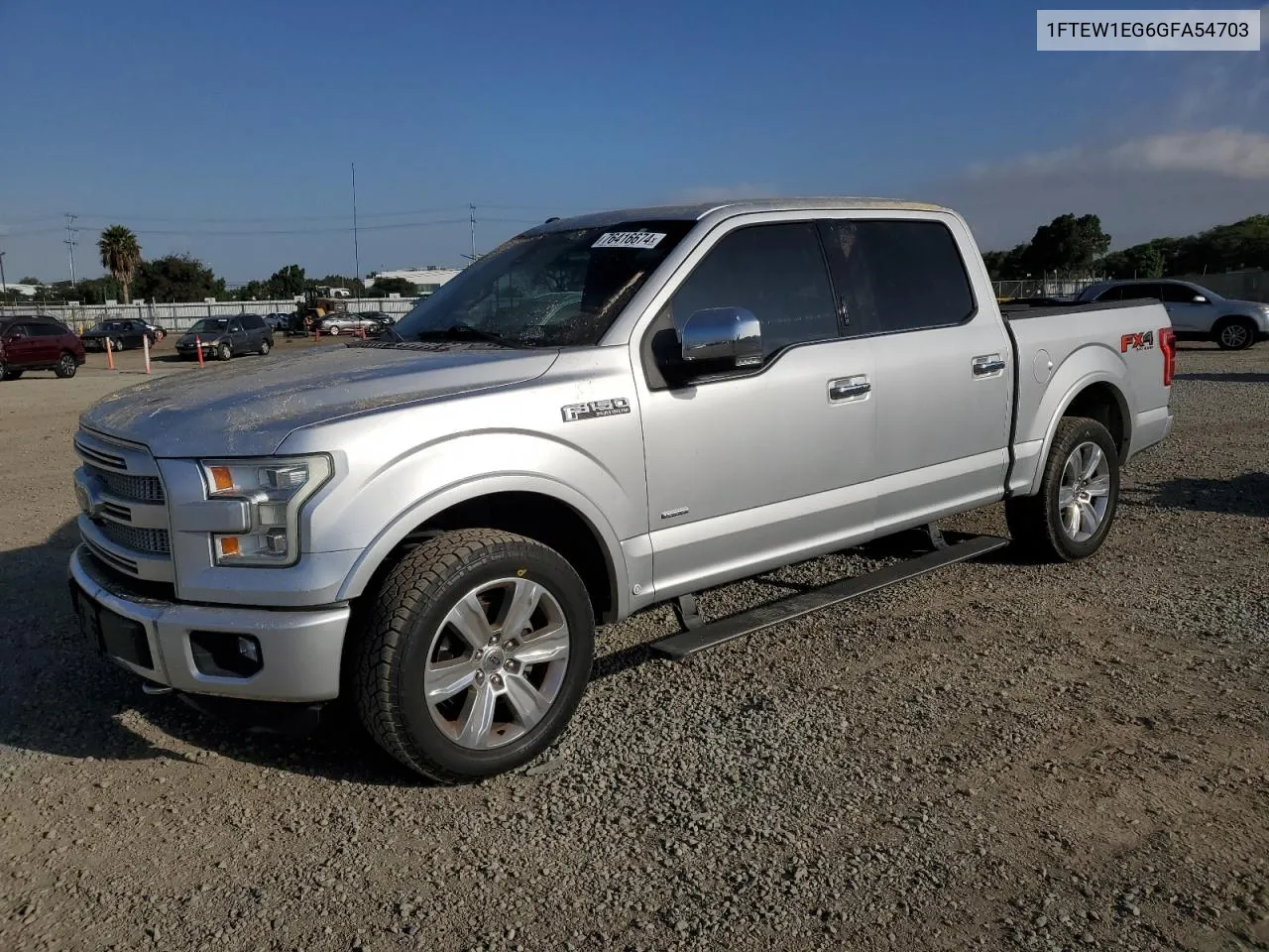 2016 Ford F150 Supercrew VIN: 1FTEW1EG6GFA54703 Lot: 76416674