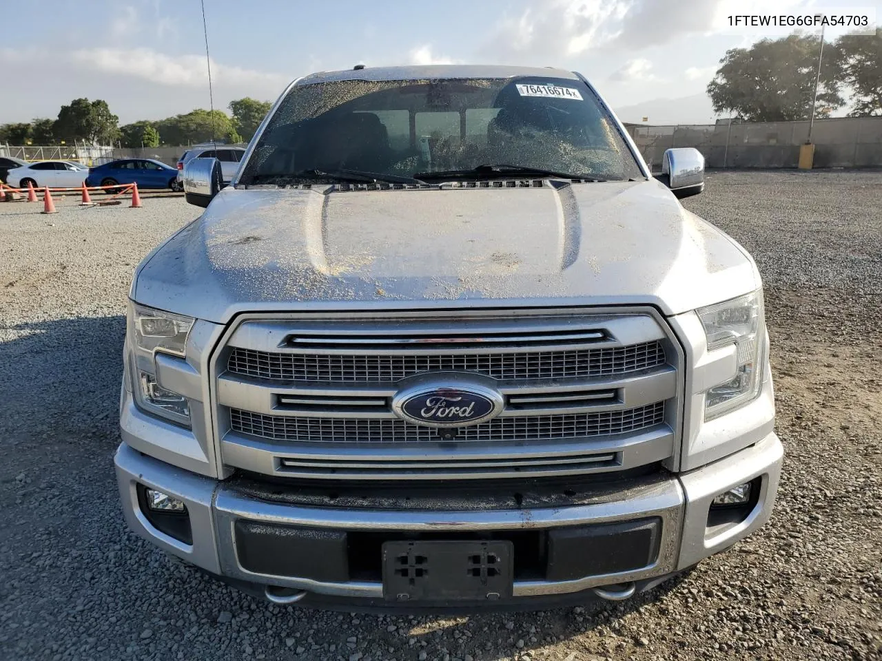 2016 Ford F150 Supercrew VIN: 1FTEW1EG6GFA54703 Lot: 76416674