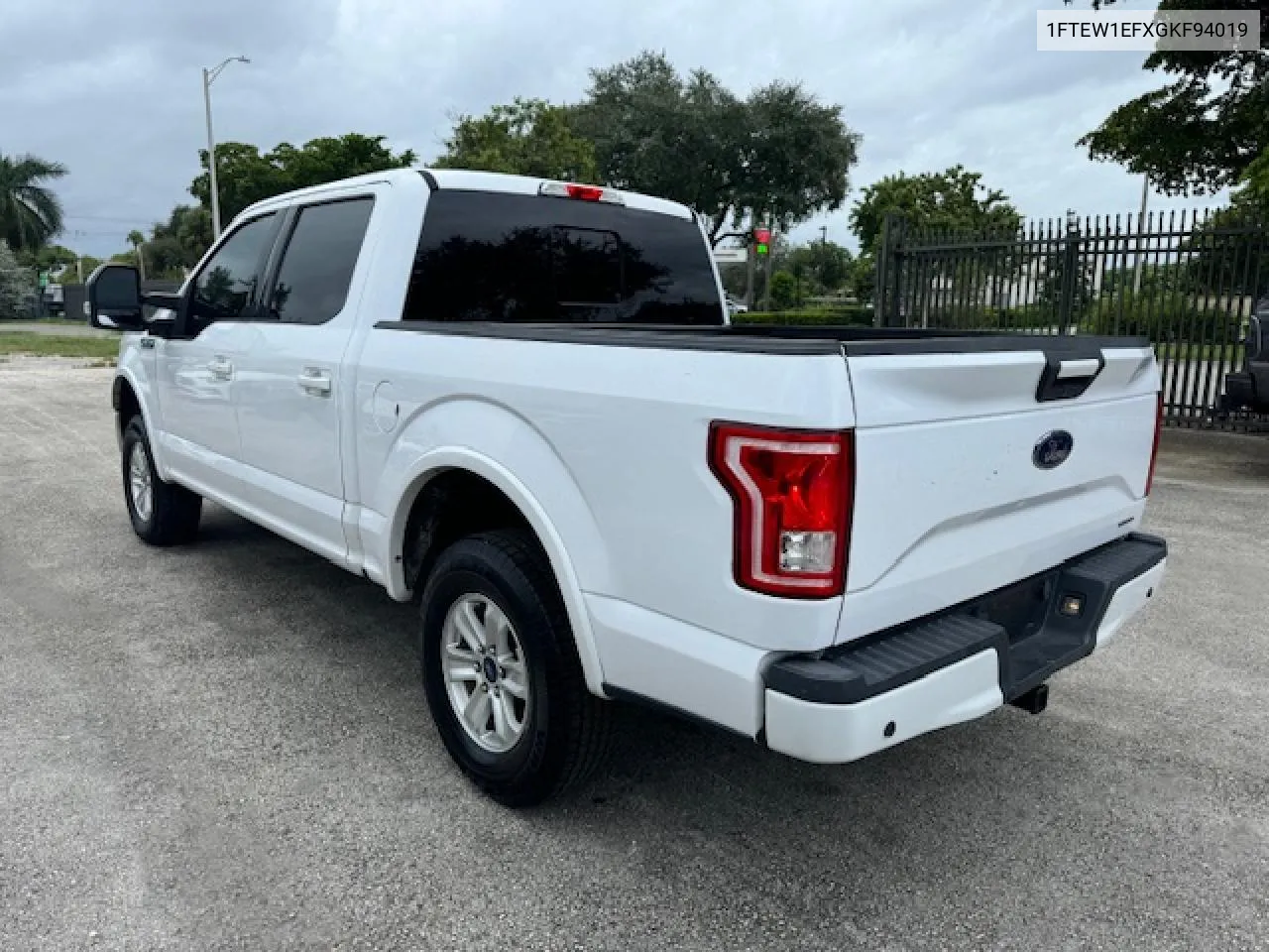 2016 Ford F150 Supercrew VIN: 1FTEW1EFXGKF94019 Lot: 76422544