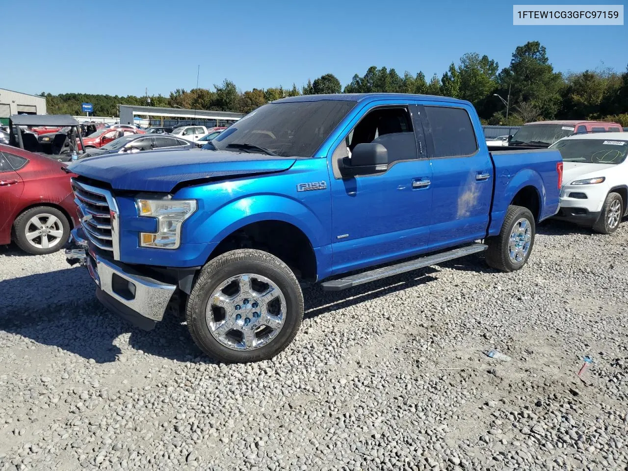 2016 Ford F150 Supercrew VIN: 1FTEW1CG3GFC97159 Lot: 76459034