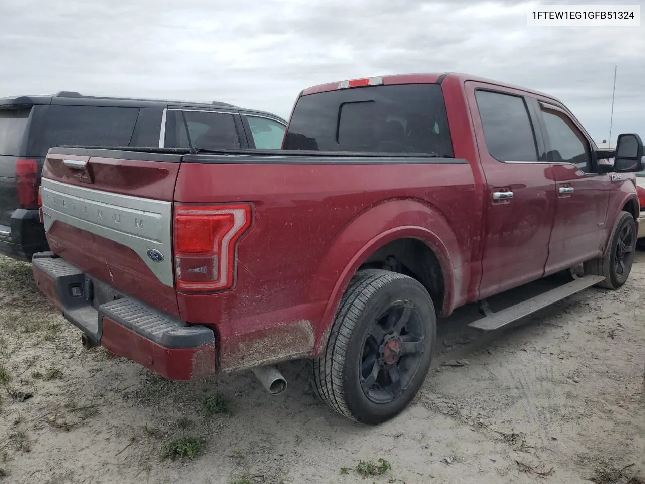 2016 Ford F150 Supercrew VIN: 1FTEW1EG1GFB51324 Lot: 76466624