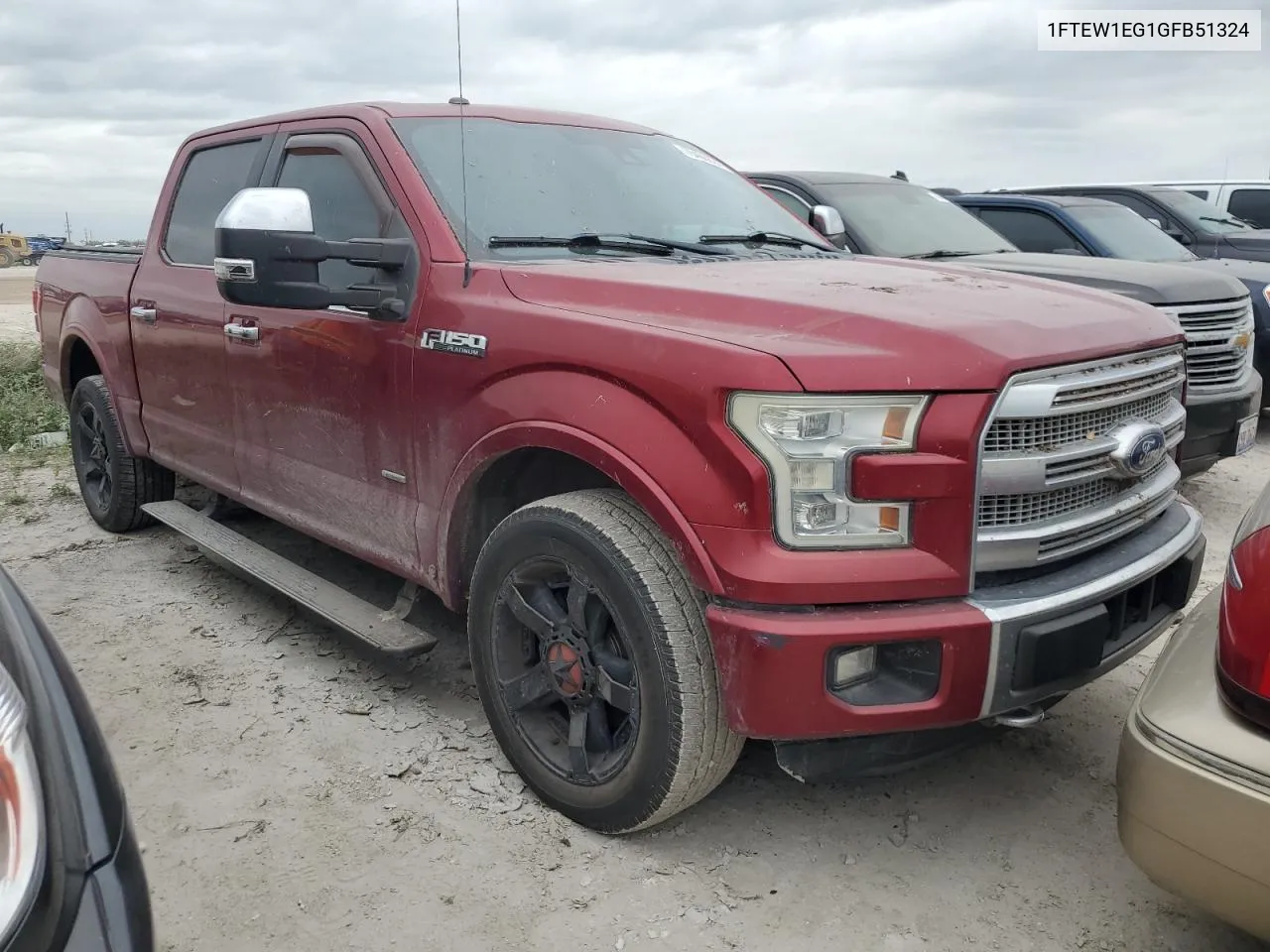 2016 Ford F150 Supercrew VIN: 1FTEW1EG1GFB51324 Lot: 76466624