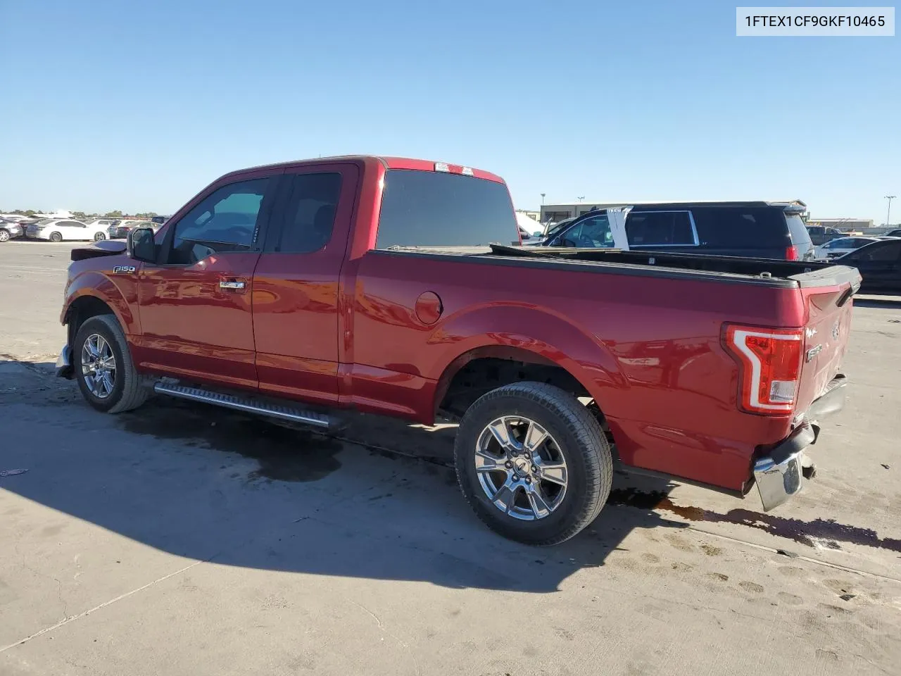 2016 Ford F150 Super Cab VIN: 1FTEX1CF9GKF10465 Lot: 76547214