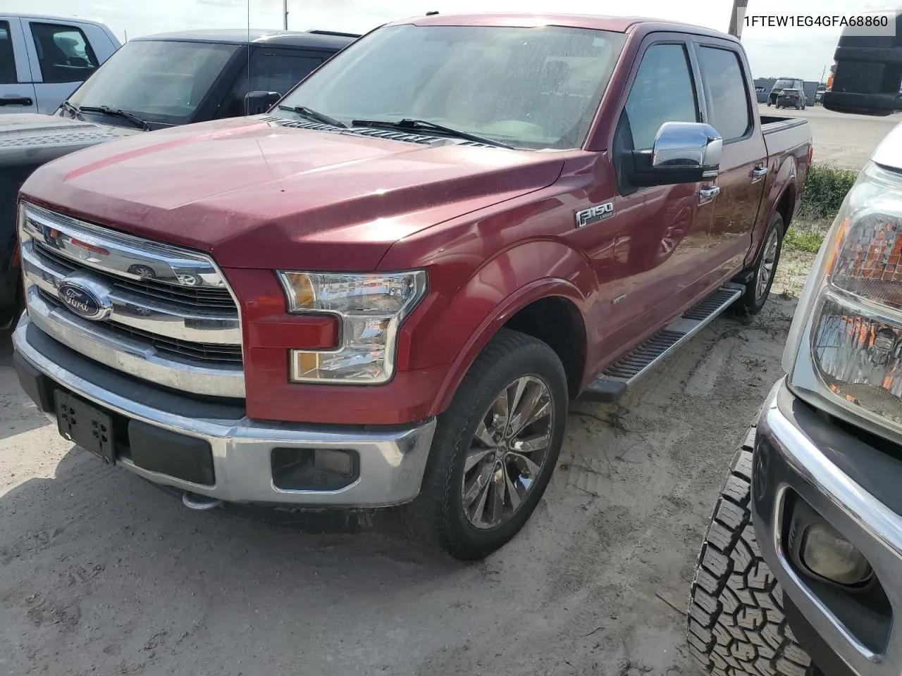 2016 Ford F150 Supercrew VIN: 1FTEW1EG4GFA68860 Lot: 76629674