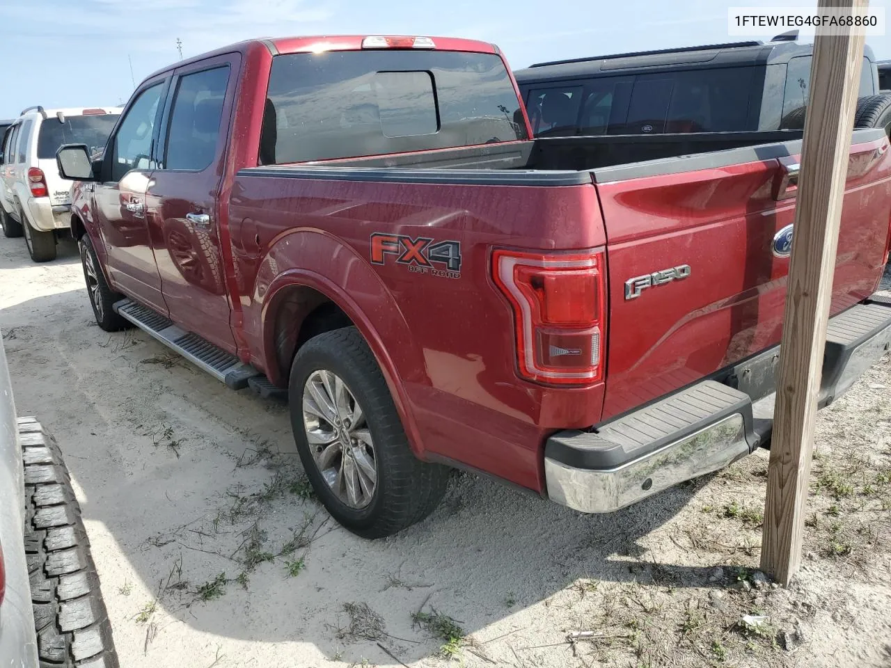 2016 Ford F150 Supercrew VIN: 1FTEW1EG4GFA68860 Lot: 76629674