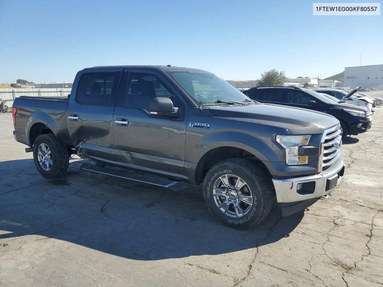 2016 Ford F150 Supercrew VIN: 1FTEW1EG0GKF80557 Lot: 76672784