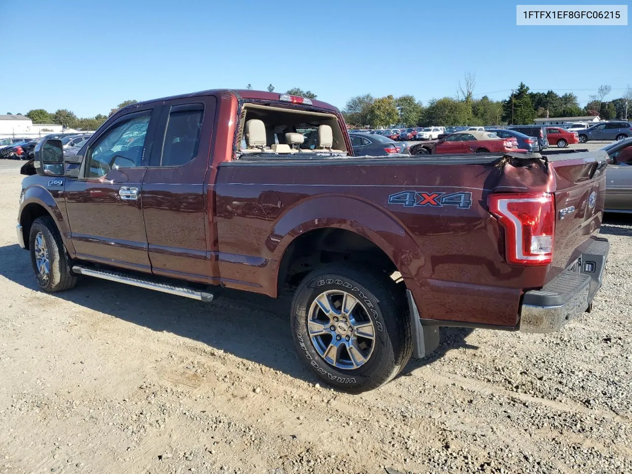 2016 Ford F150 Super Cab VIN: 1FTFX1EF8GFC06215 Lot: 76707694