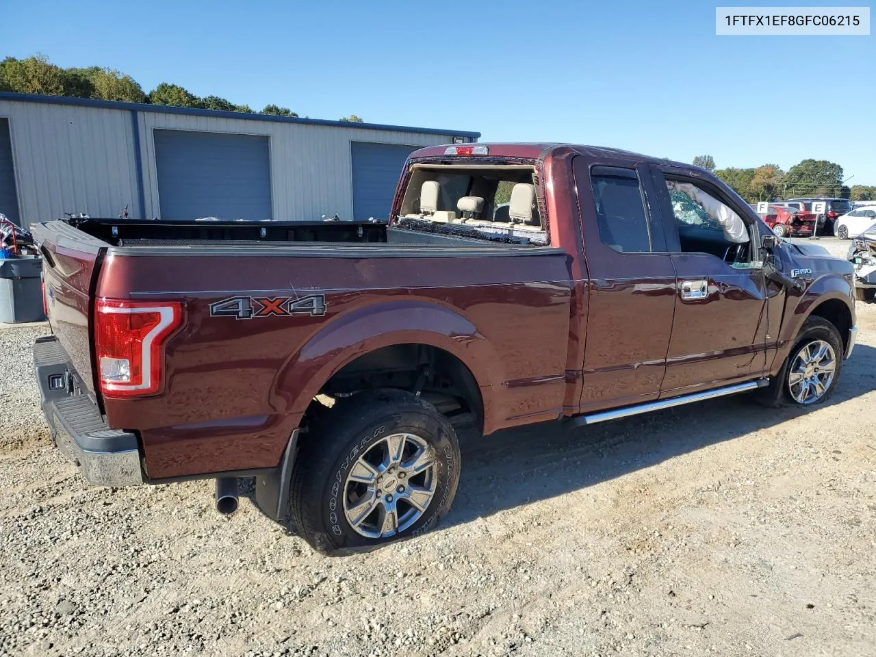 2016 Ford F150 Super Cab VIN: 1FTFX1EF8GFC06215 Lot: 76707694