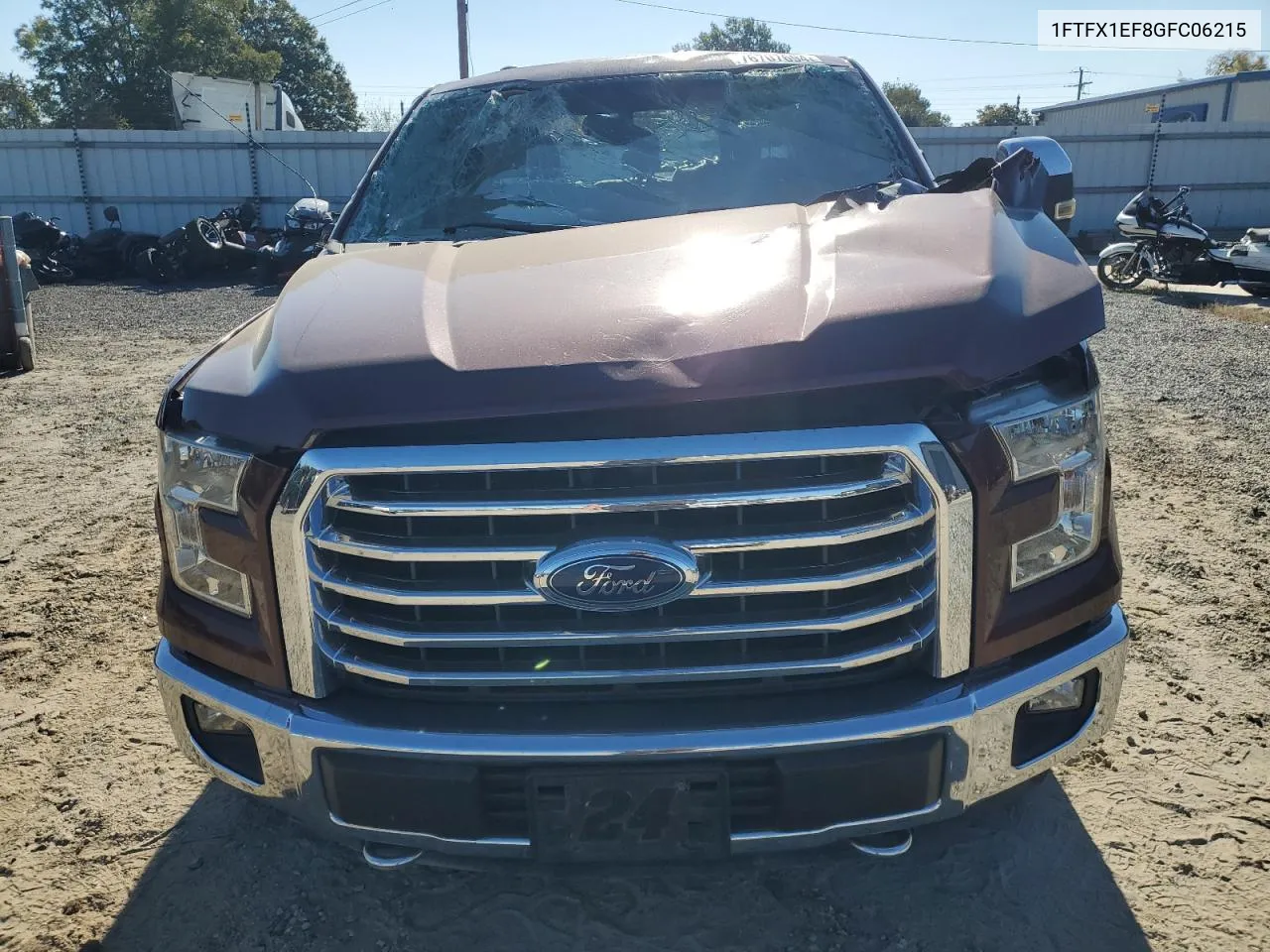 2016 Ford F150 Super Cab VIN: 1FTFX1EF8GFC06215 Lot: 76707694