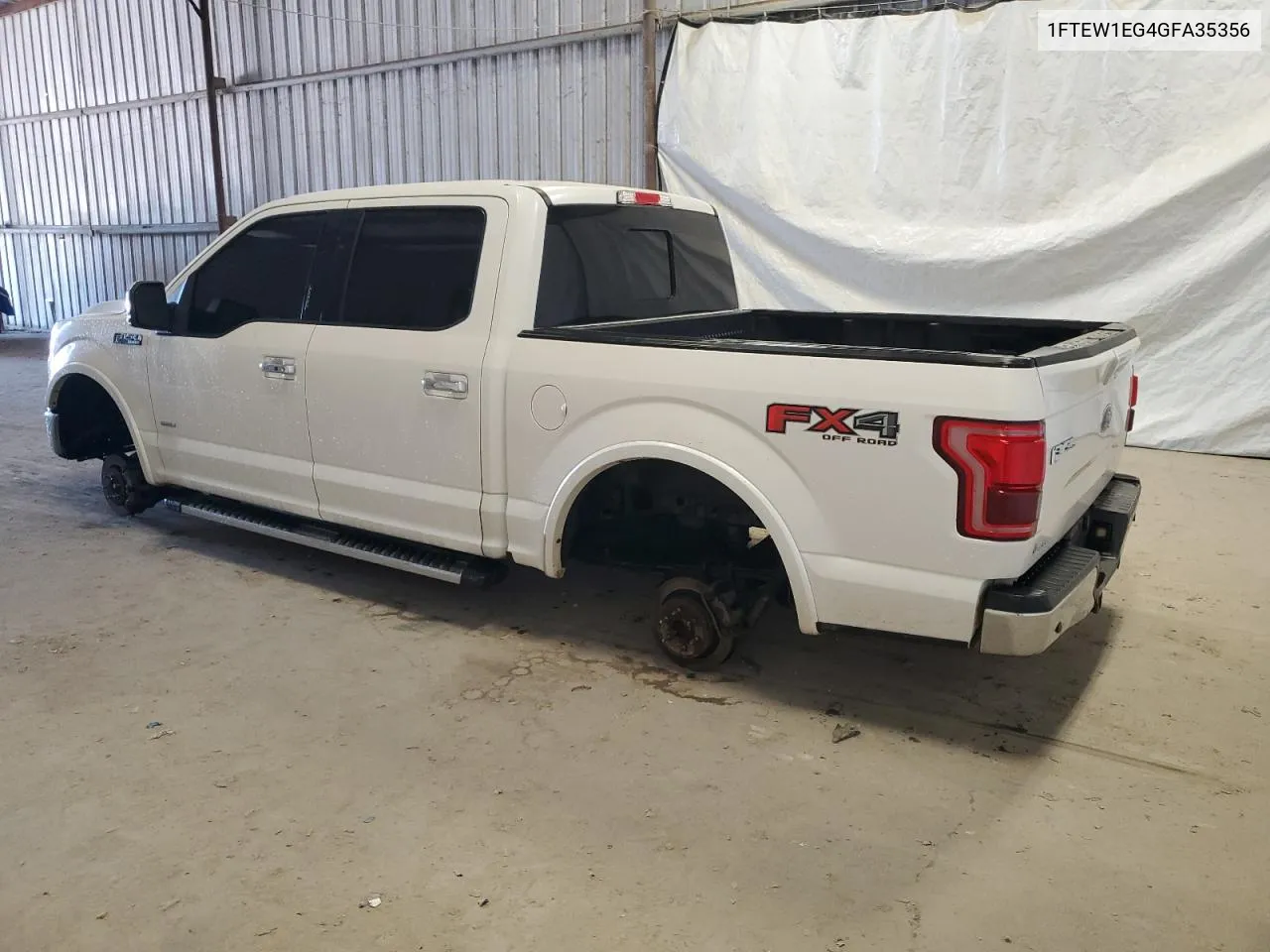 2016 Ford F150 Supercrew VIN: 1FTEW1EG4GFA35356 Lot: 76747834