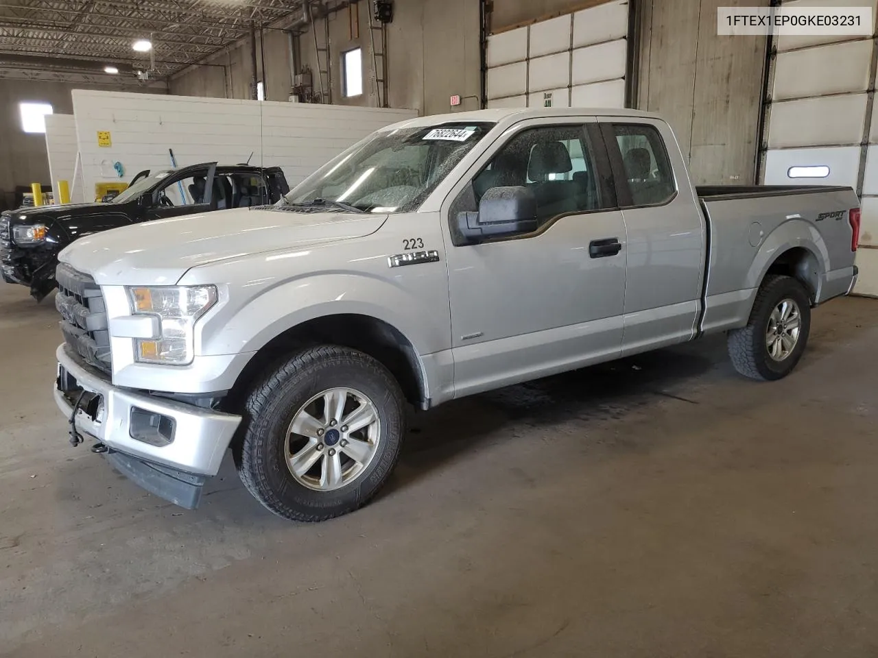 2016 Ford F150 Super Cab VIN: 1FTEX1EP0GKE03231 Lot: 76822644