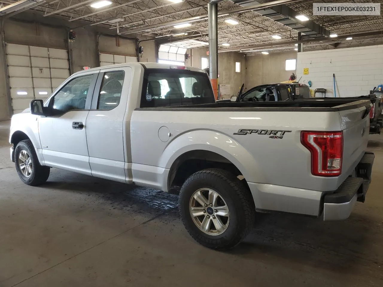 2016 Ford F150 Super Cab VIN: 1FTEX1EP0GKE03231 Lot: 76822644