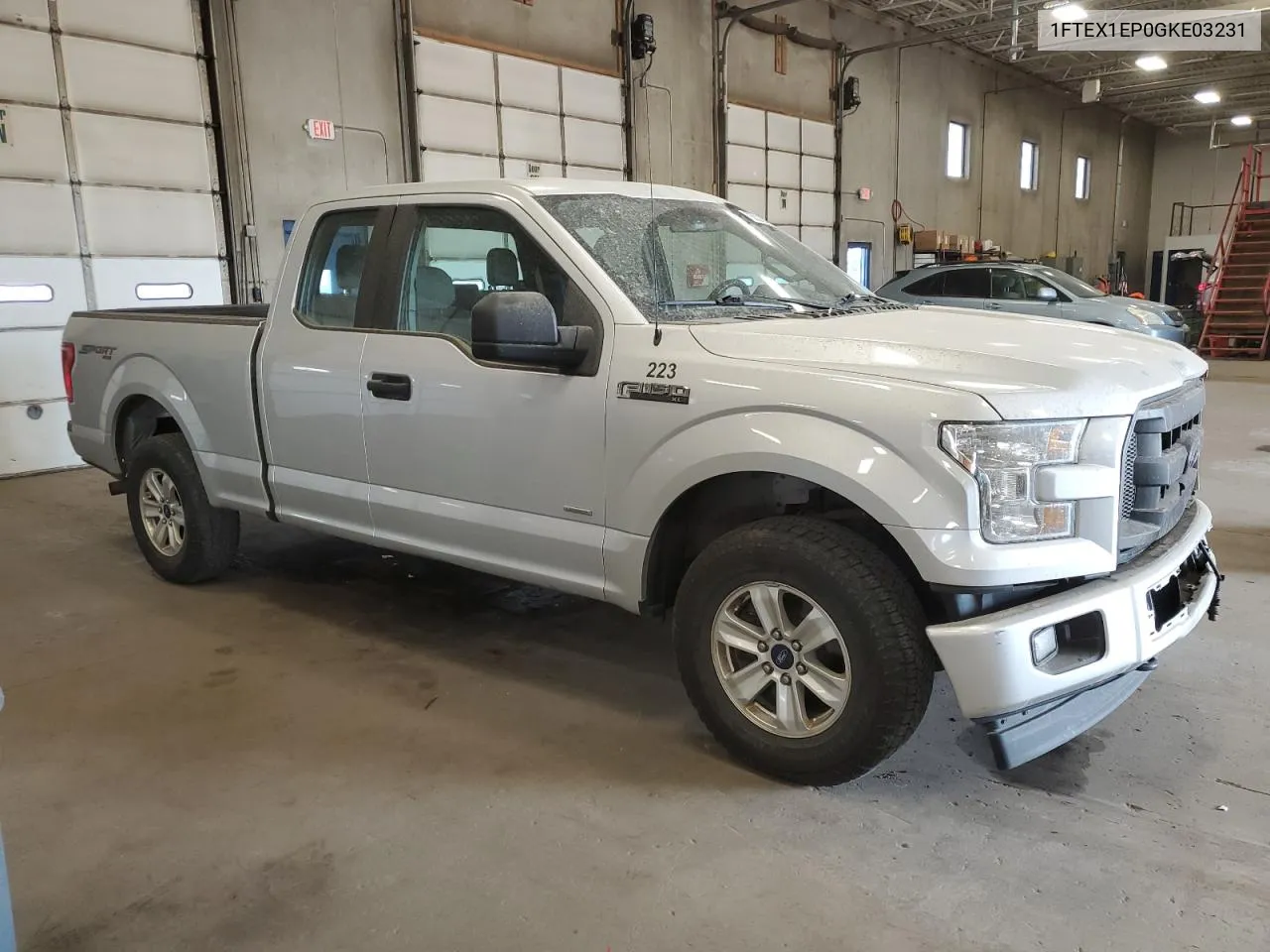 2016 Ford F150 Super Cab VIN: 1FTEX1EP0GKE03231 Lot: 76822644