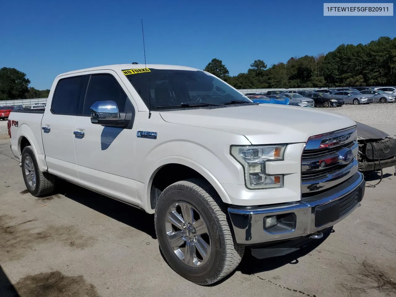 2016 Ford F150 Supercrew VIN: 1FTEW1EF5GFB20911 Lot: 76895614