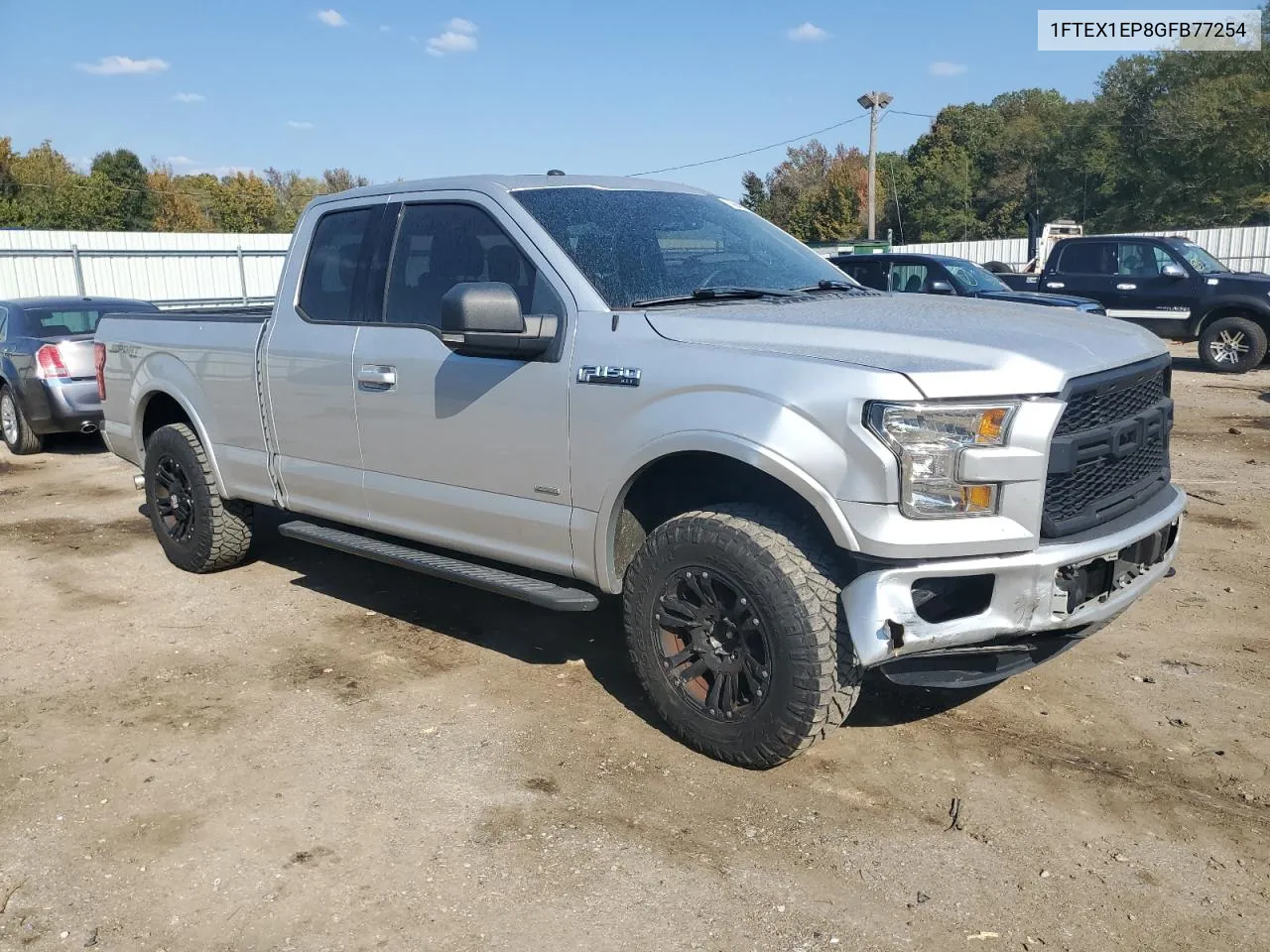 2016 Ford F150 Super Cab VIN: 1FTEX1EP8GFB77254 Lot: 76994184