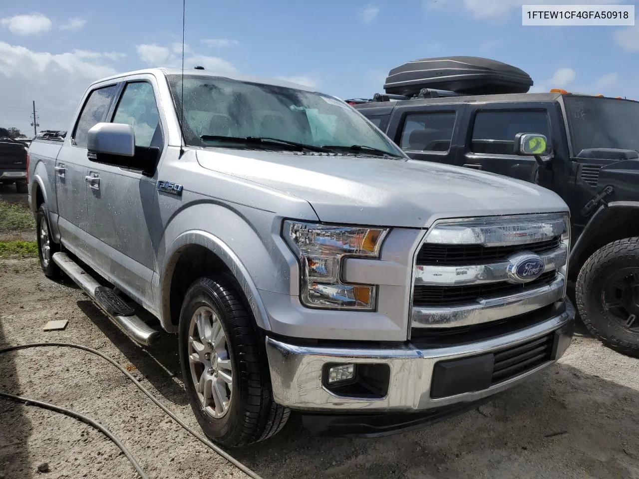 2016 Ford F150 Supercrew VIN: 1FTEW1CF4GFA50918 Lot: 77016664