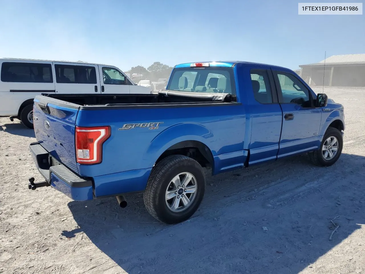 2016 Ford F150 Super Cab VIN: 1FTEX1EP1GFB41986 Lot: 77131904