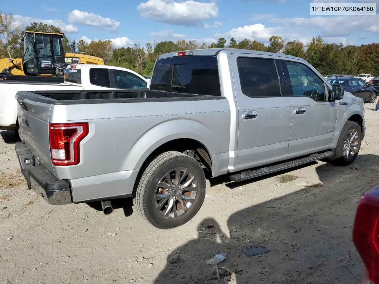 1FTEW1CP7GKD64160 2016 Ford F150 Supercrew