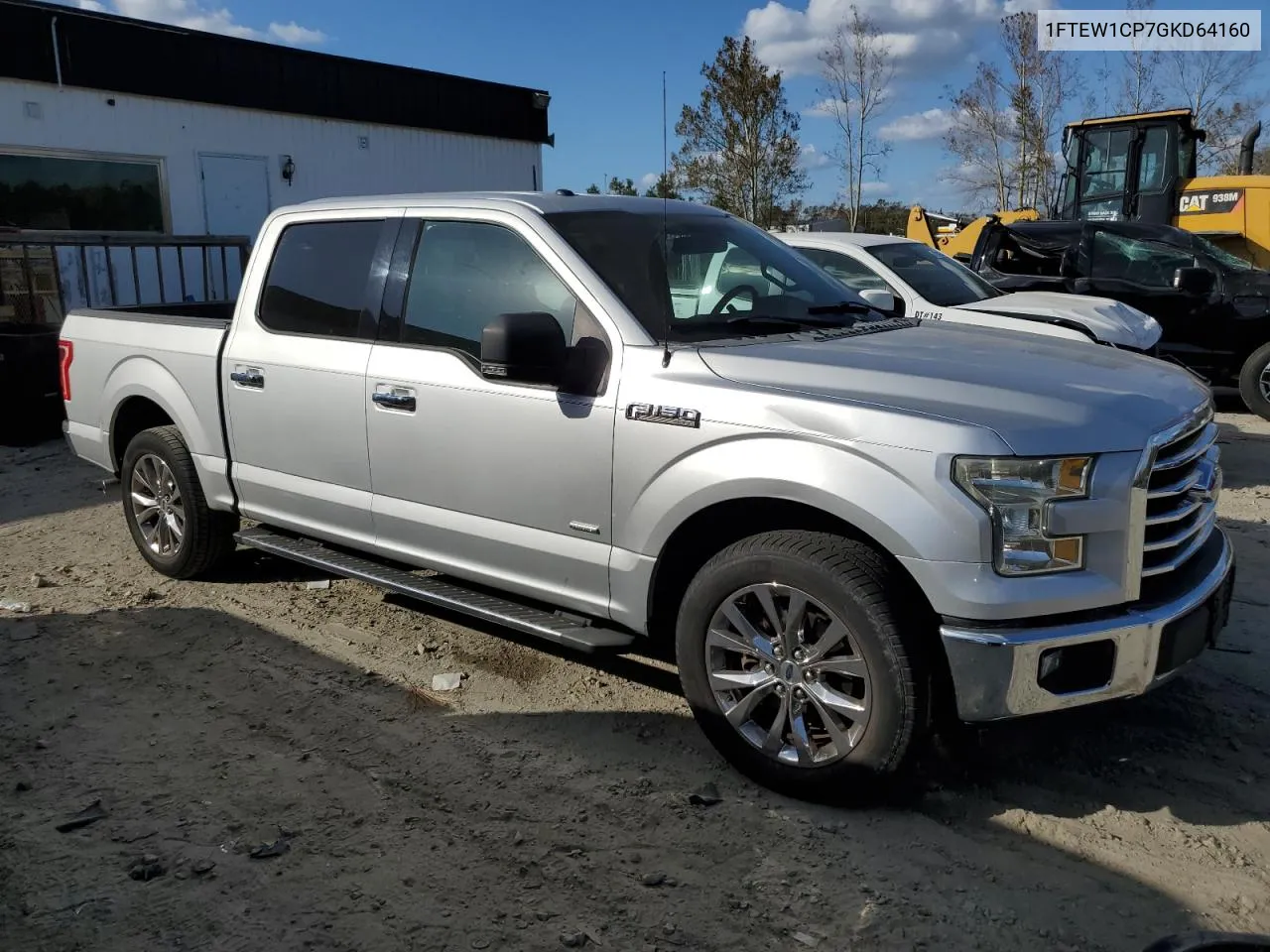 1FTEW1CP7GKD64160 2016 Ford F150 Supercrew