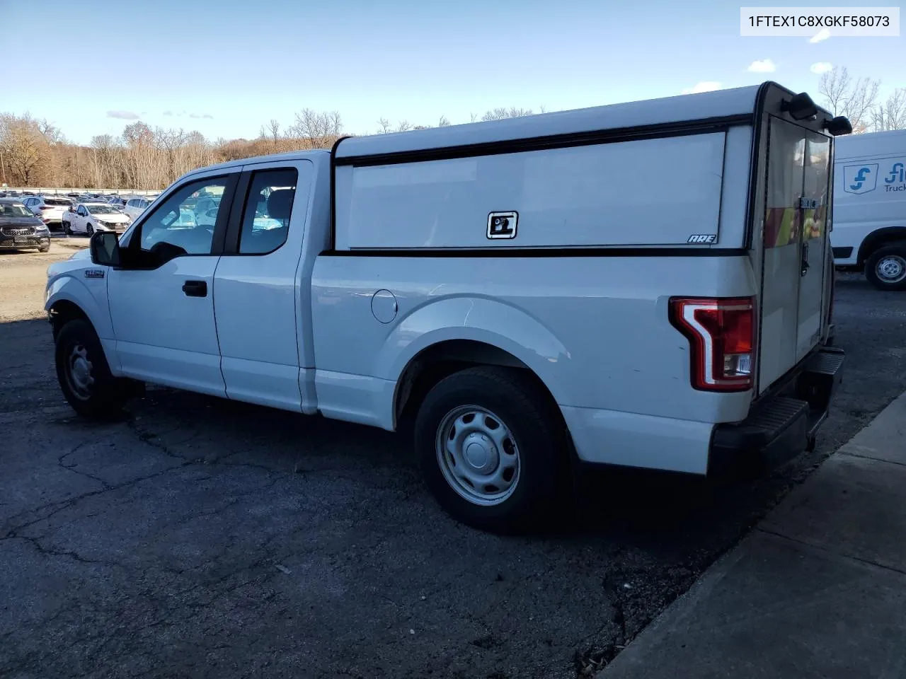 2016 Ford F150 Super Cab VIN: 1FTEX1C8XGKF58073 Lot: 77187684