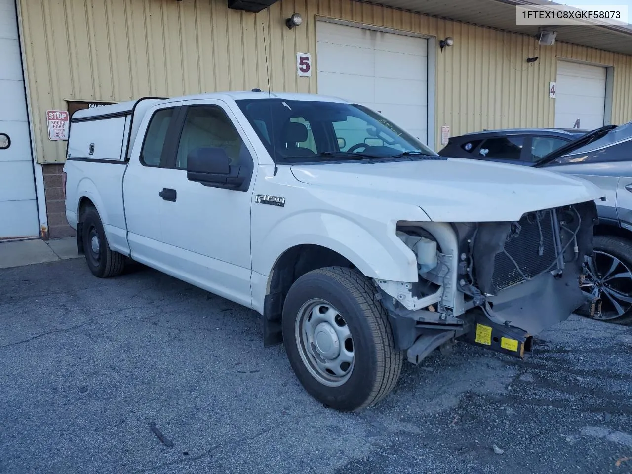 2016 Ford F150 Super Cab VIN: 1FTEX1C8XGKF58073 Lot: 77187684