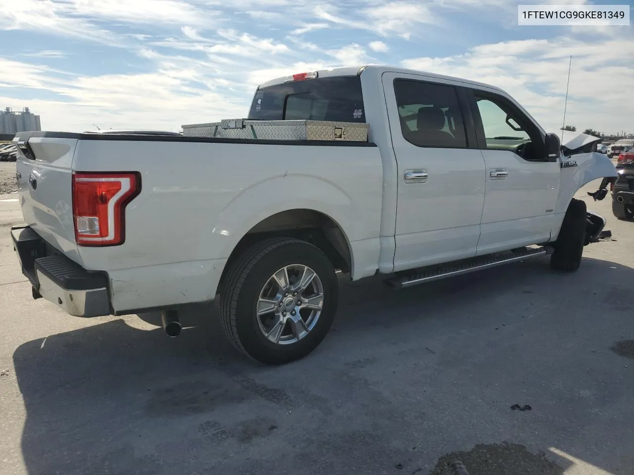 2016 Ford F150 Supercrew VIN: 1FTEW1CG9GKE81349 Lot: 77223524