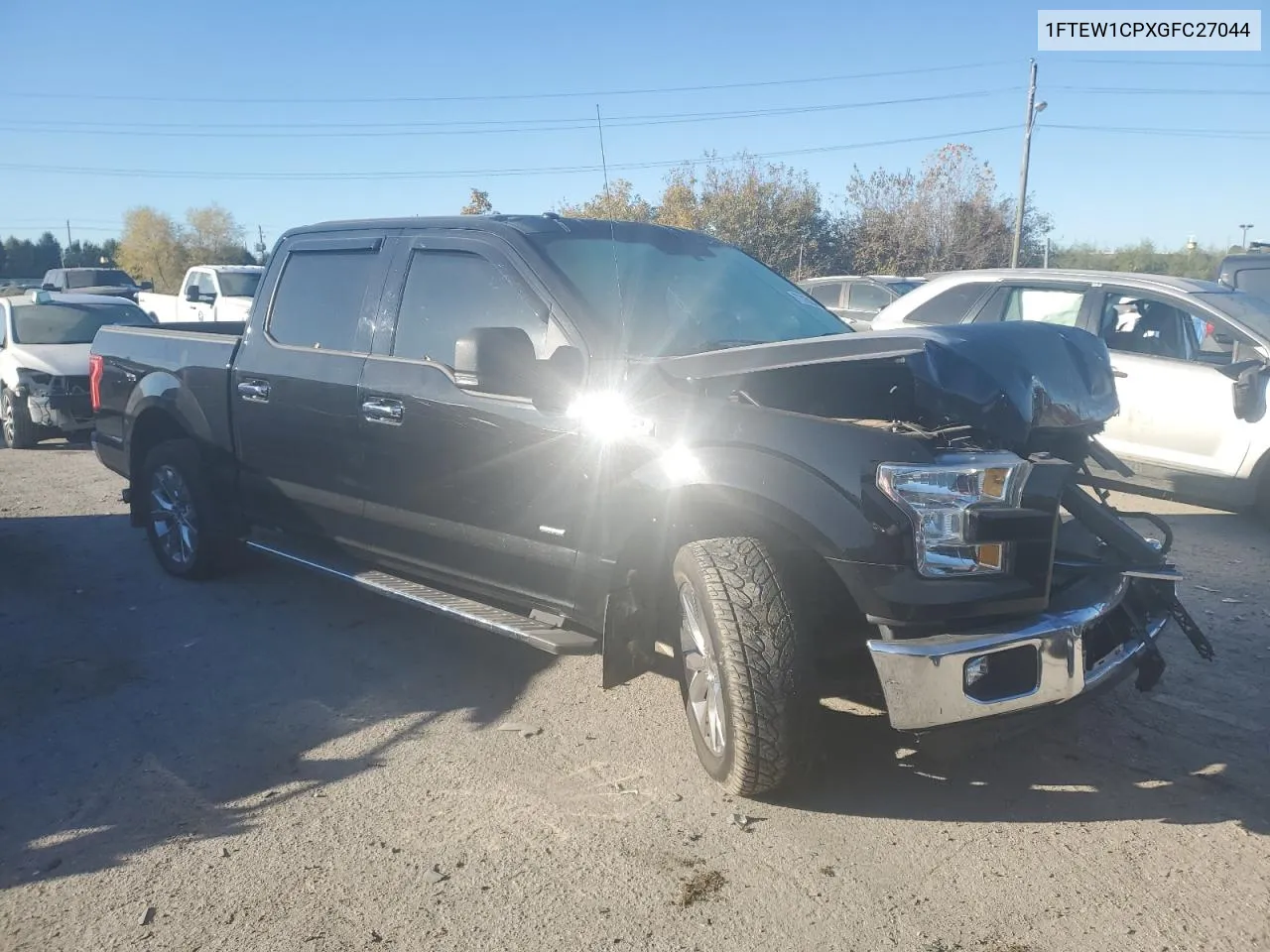 2016 Ford F150 Supercrew VIN: 1FTEW1CPXGFC27044 Lot: 77315634