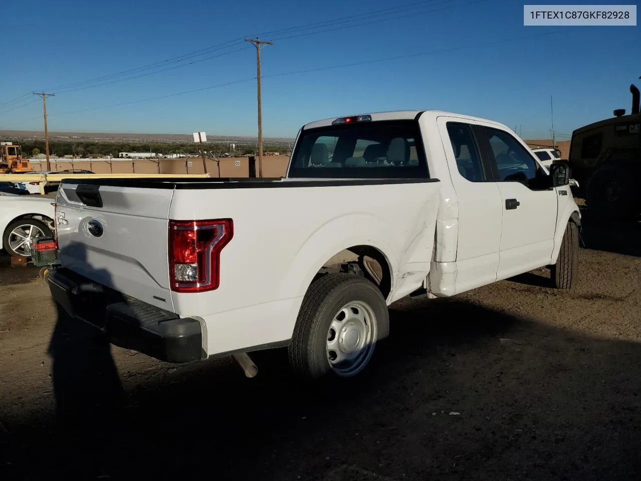 2016 Ford F150 Super Cab VIN: 1FTEX1C87GKF82928 Lot: 77411644