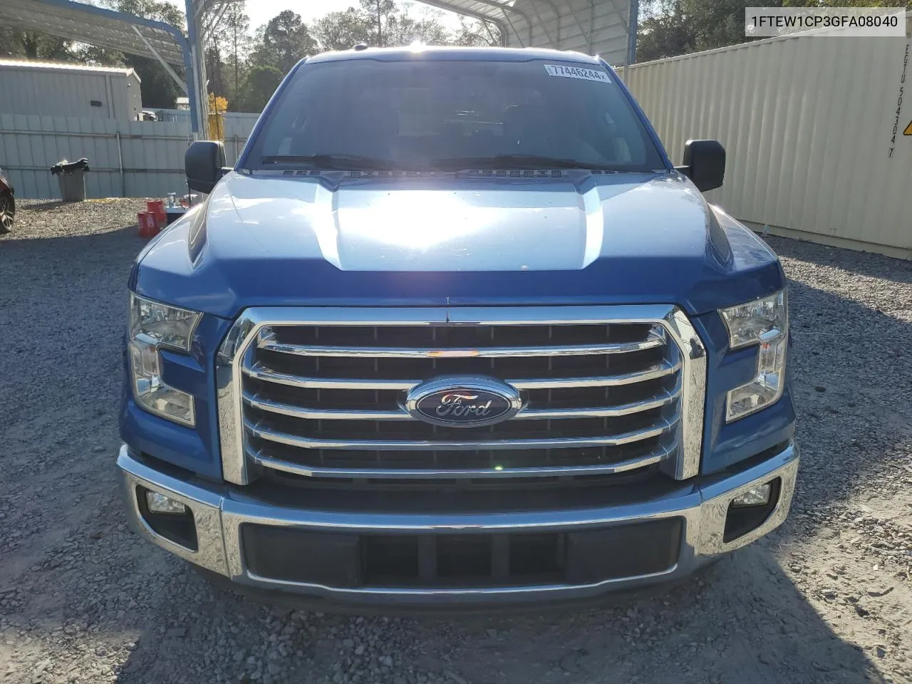 2016 Ford F150 Supercrew VIN: 1FTEW1CP3GFA08040 Lot: 77446244