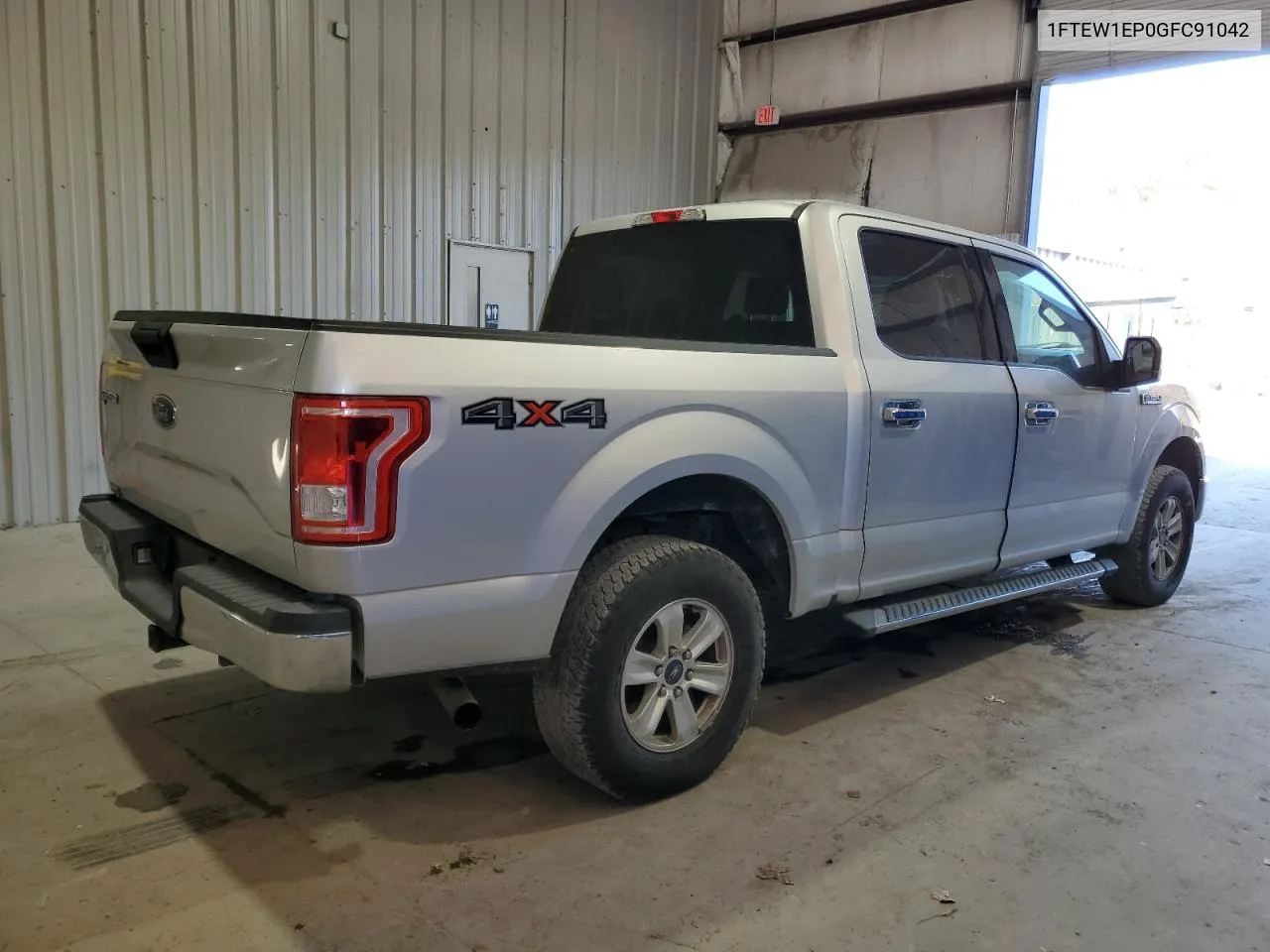 2016 Ford F150 Supercrew VIN: 1FTEW1EP0GFC91042 Lot: 77450034