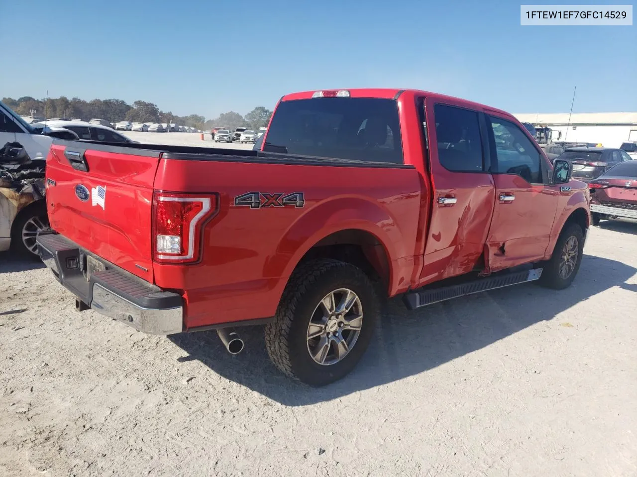 2016 Ford F150 Supercrew VIN: 1FTEW1EF7GFC14529 Lot: 77461634