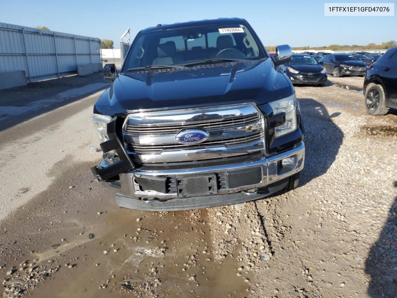 2016 Ford F150 Super Cab VIN: 1FTFX1EF1GFD47076 Lot: 77463684