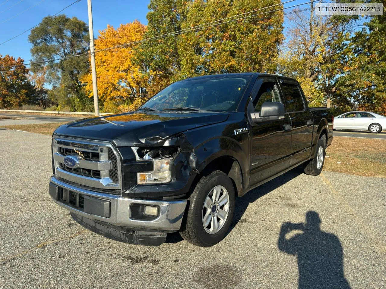 2016 Ford F150 Supercrew VIN: 1FTEW1CG5GFA22215 Lot: 77553954