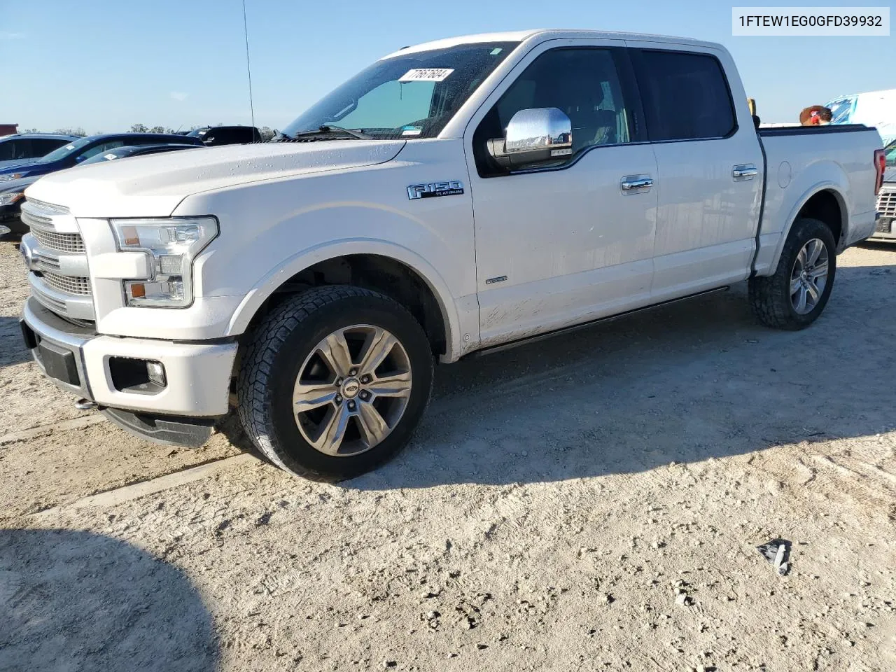 2016 Ford F150 Supercrew VIN: 1FTEW1EG0GFD39932 Lot: 77667604