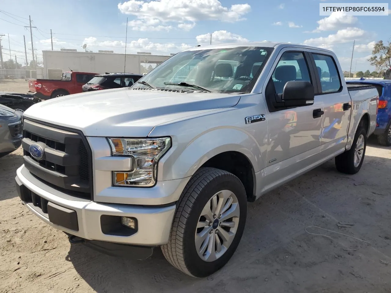 2016 Ford F150 Supercrew VIN: 1FTEW1EP8GFC65594 Lot: 77668214