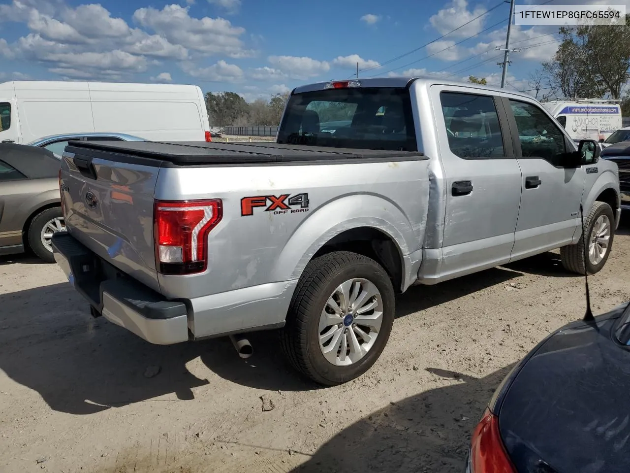 2016 Ford F150 Supercrew VIN: 1FTEW1EP8GFC65594 Lot: 77668214