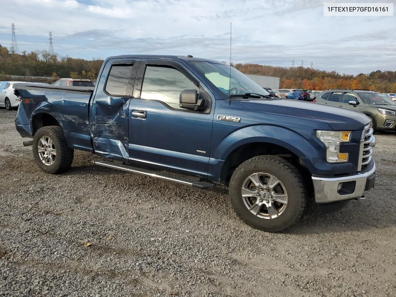 2016 Ford F150 Super Cab VIN: 1FTEX1EP7GFD16161 Lot: 77678374