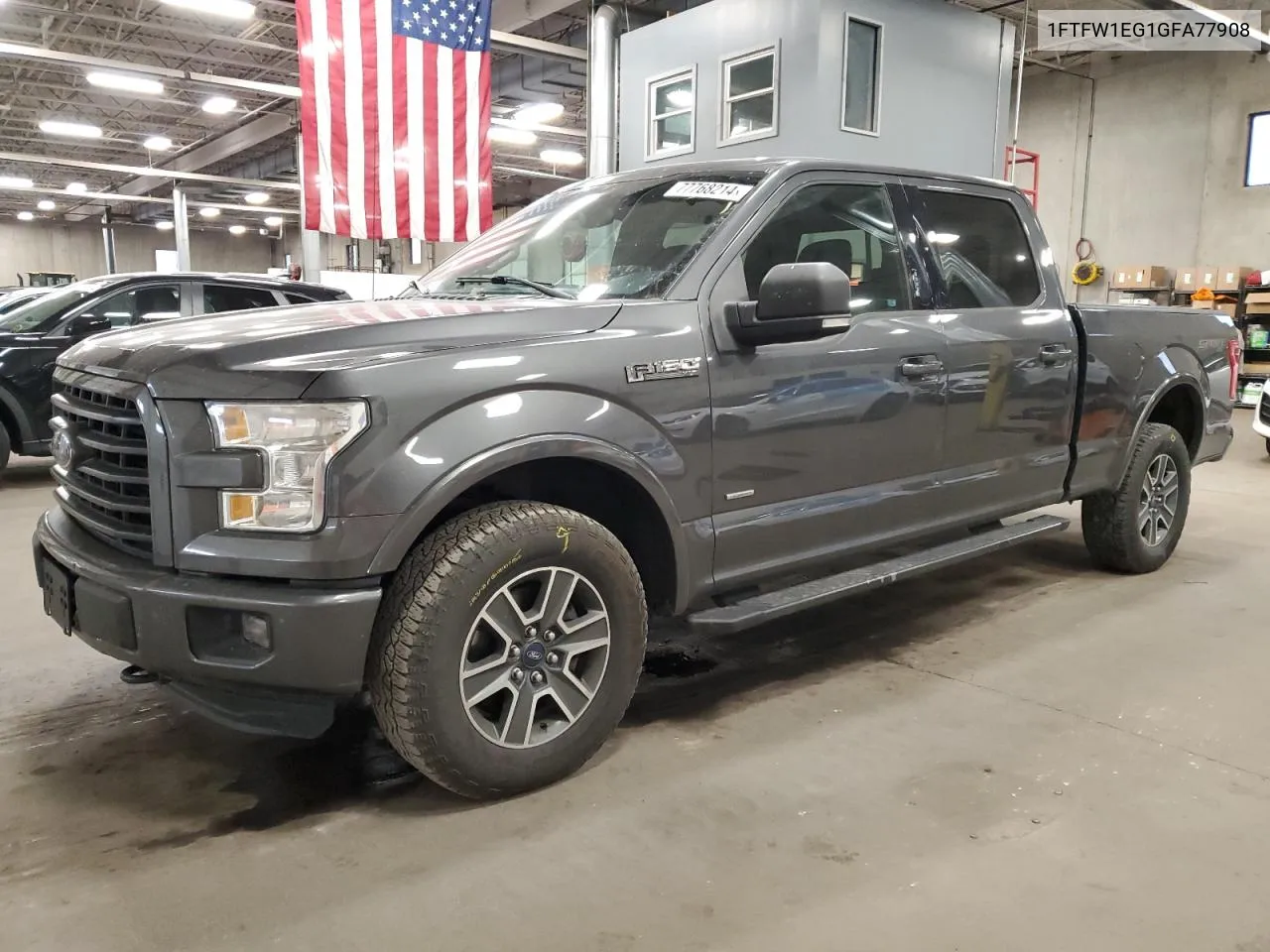 2016 Ford F150 Supercrew VIN: 1FTFW1EG1GFA77908 Lot: 77768214