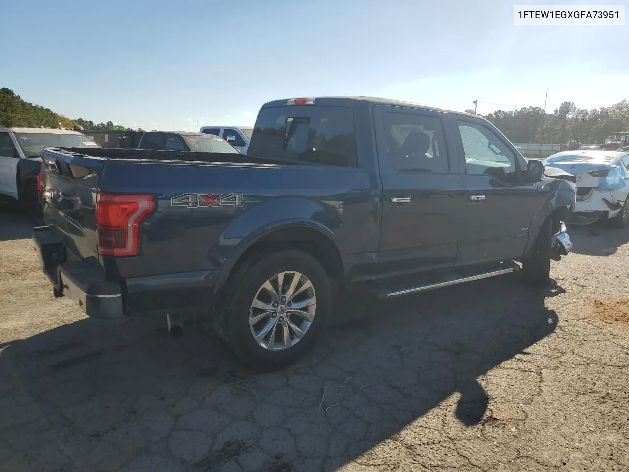 2016 Ford F150 Supercrew VIN: 1FTEW1EGXGFA73951 Lot: 77771094