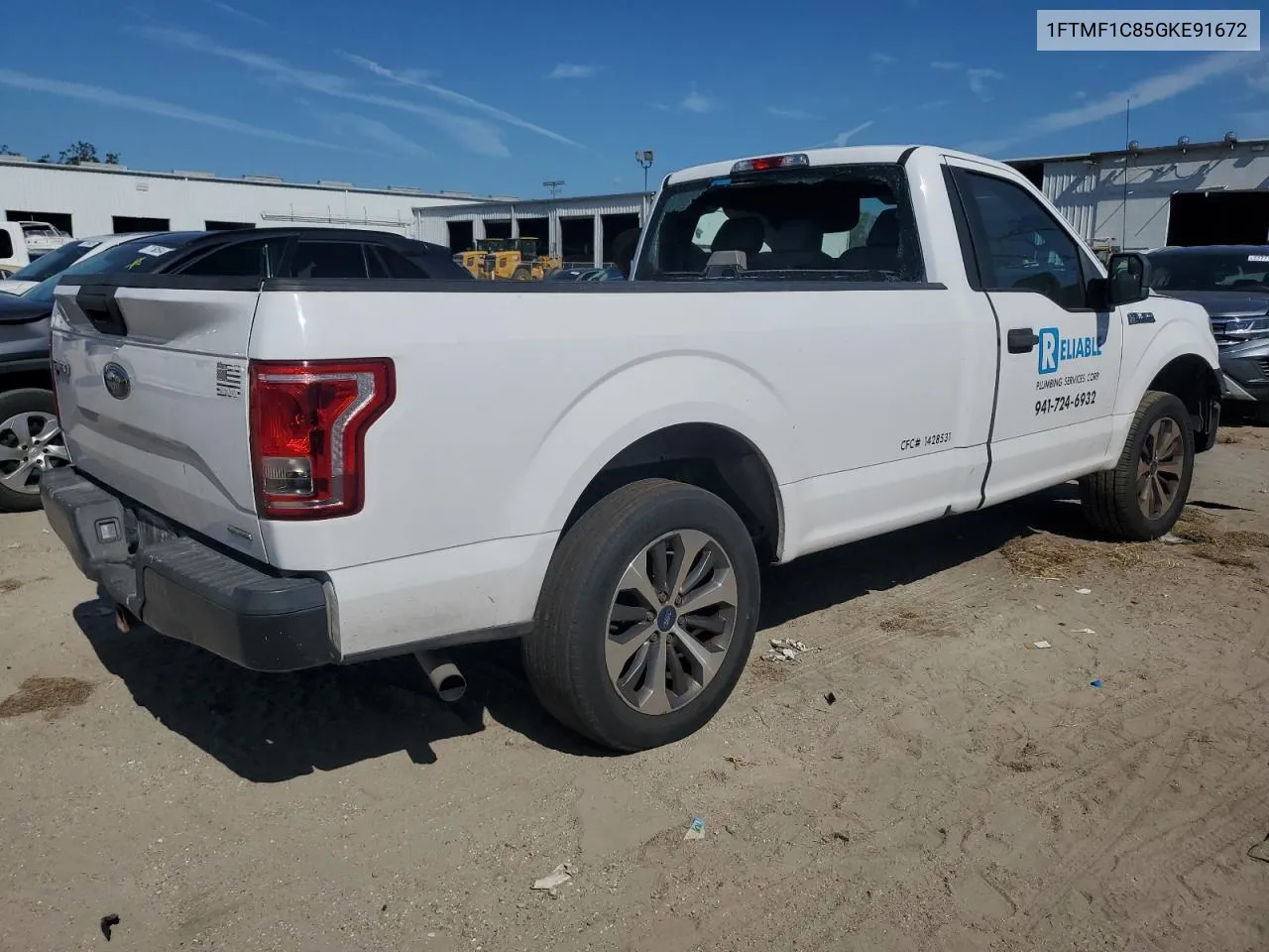 2016 Ford F150 VIN: 1FTMF1C85GKE91672 Lot: 77781644