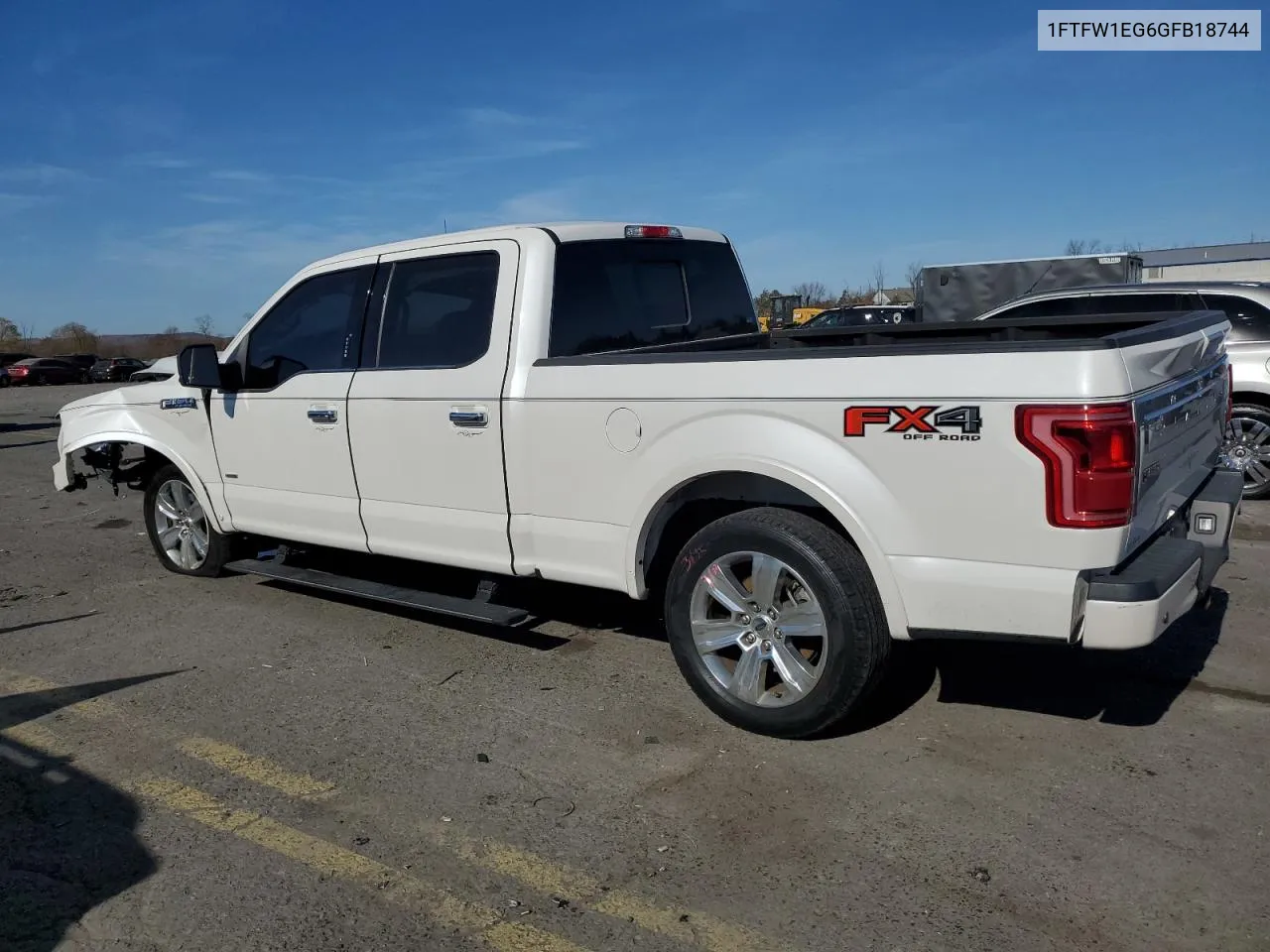 2016 Ford F150 Supercrew VIN: 1FTFW1EG6GFB18744 Lot: 77896194